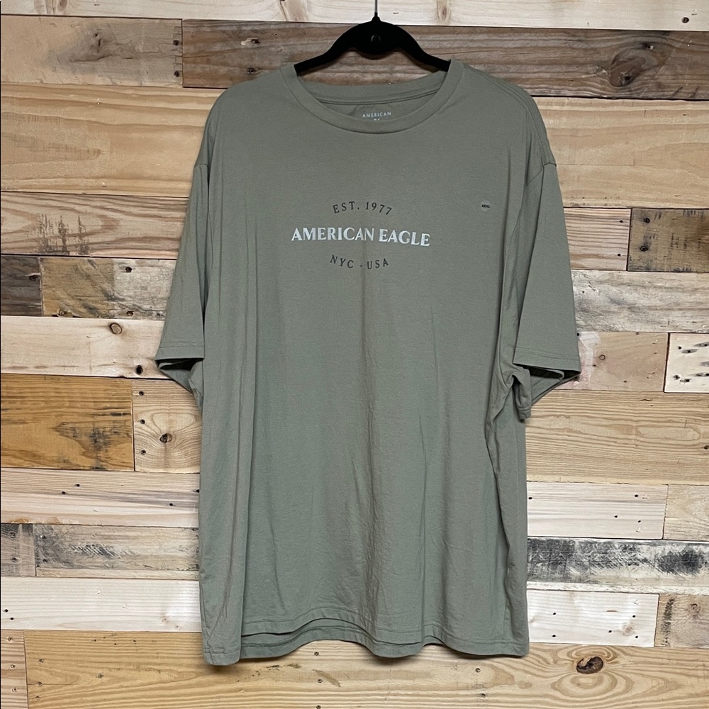 American Eagle Outfitters size XXXL Olive Green Standard Fit Short Sleeve Tee